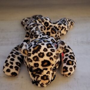 Ty Beanie Baby "Freckles" Plush with Leopard Spots